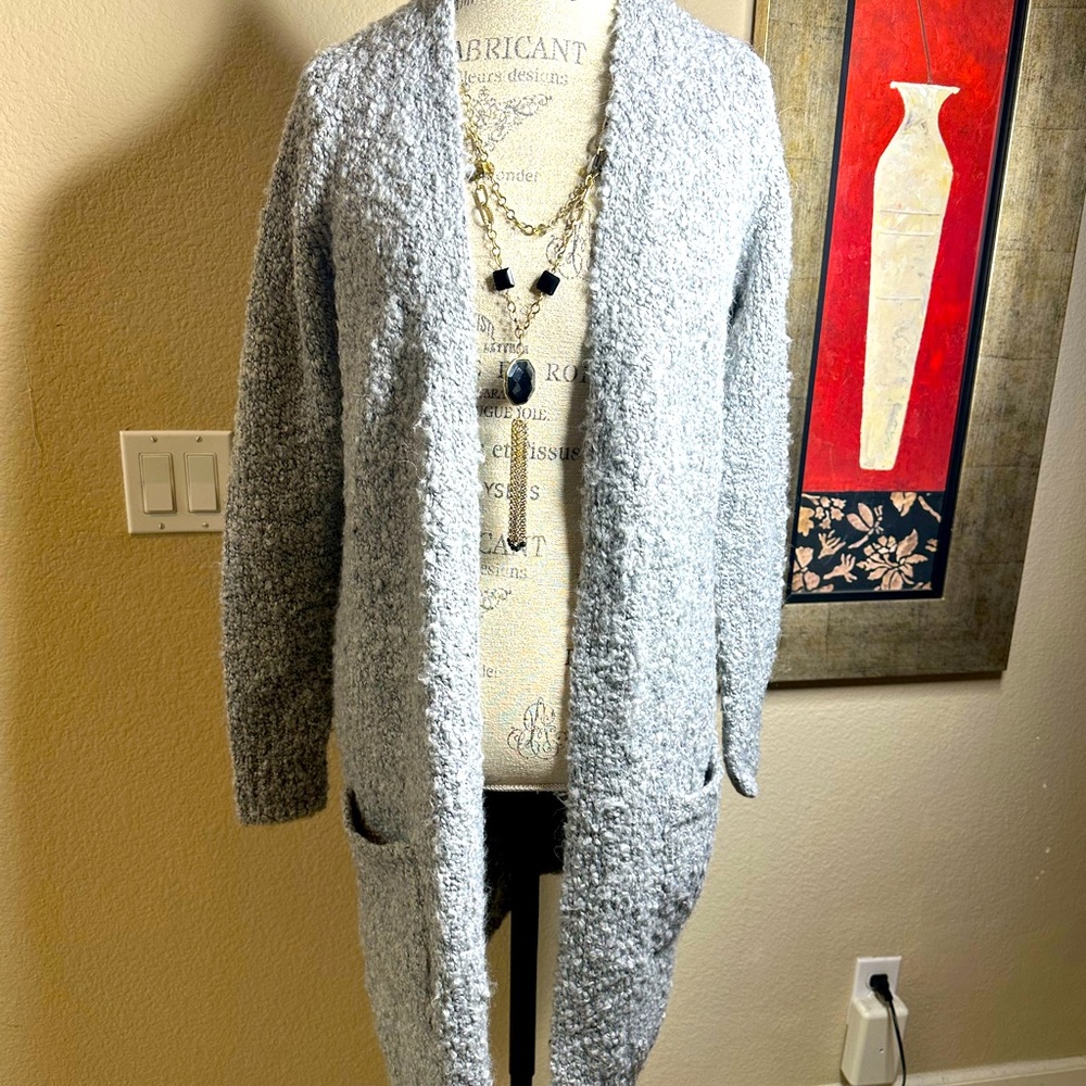 Halogen knit cardigan.